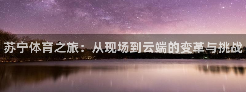 苏宁体育之旅：从现场到云端的变革与挑战